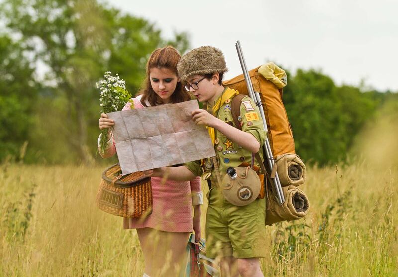 Set in 1965, Moonrise Kingdom is a variation on the lovers-on-the-run trope, as children Suzy and Sam go missing. Photo: Focus Features