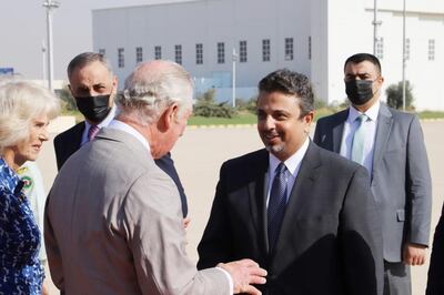 Manar Dabbas, Jordan's Ambassador to the UK, pictured with King Charles III. Photo: Manar Dabbas / Twitter