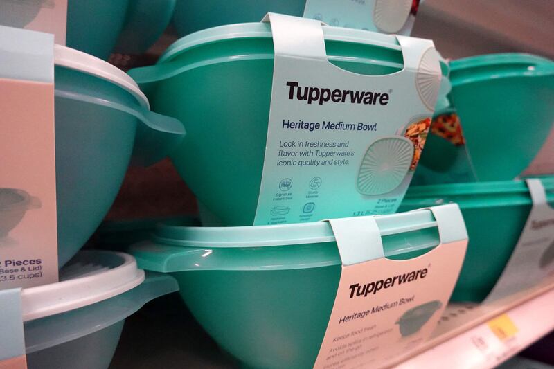 Tupperware Brands, which experienced a resurgence during the pandemic, is now seeking investors to stay afloat. AFP