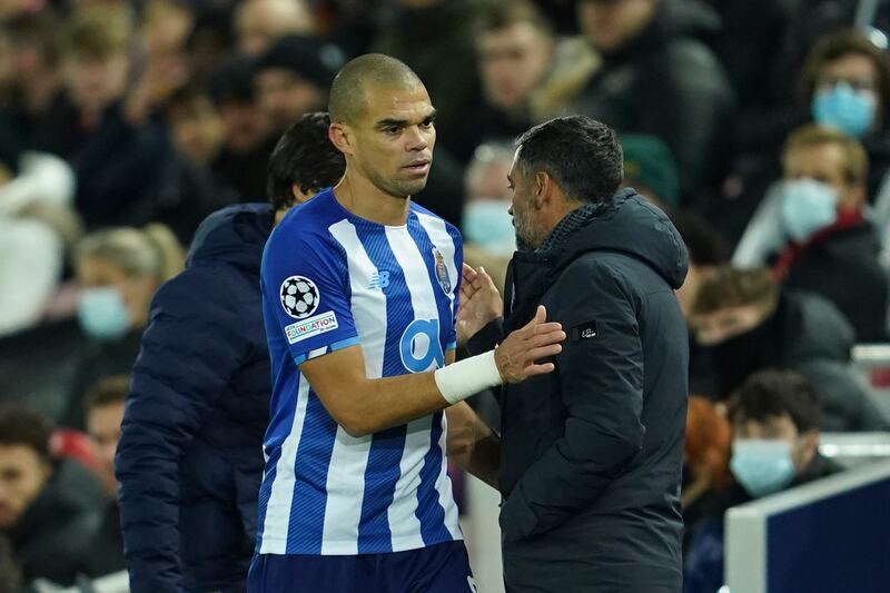 Pepe - 5: The 38-year-old lasted 25 minutes before limping off to be replaced by Cardoso. The defence looked more secure when he was on the pitch. AP