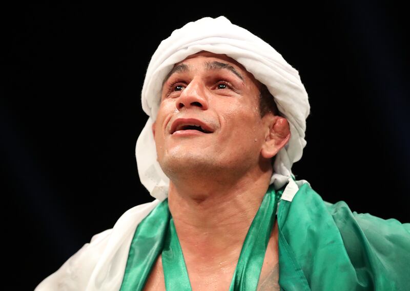 Bruno Machado after his bout with Anderson Silva. 