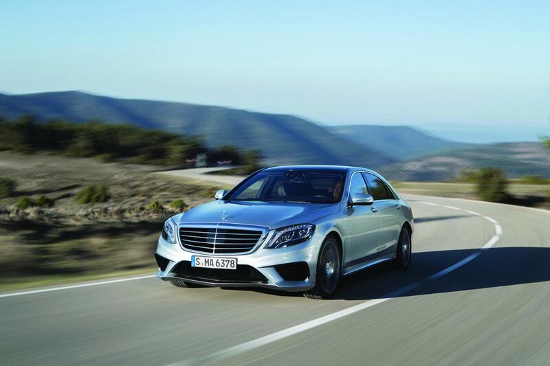 The new Mercedes-Benz S63 AMG takes just four seconds to accelerate from zero to 100kph, and offers futuristic creature comforts such as seat cushions that inflate to hold passengers steady through turns. Courtesy Daimler AG