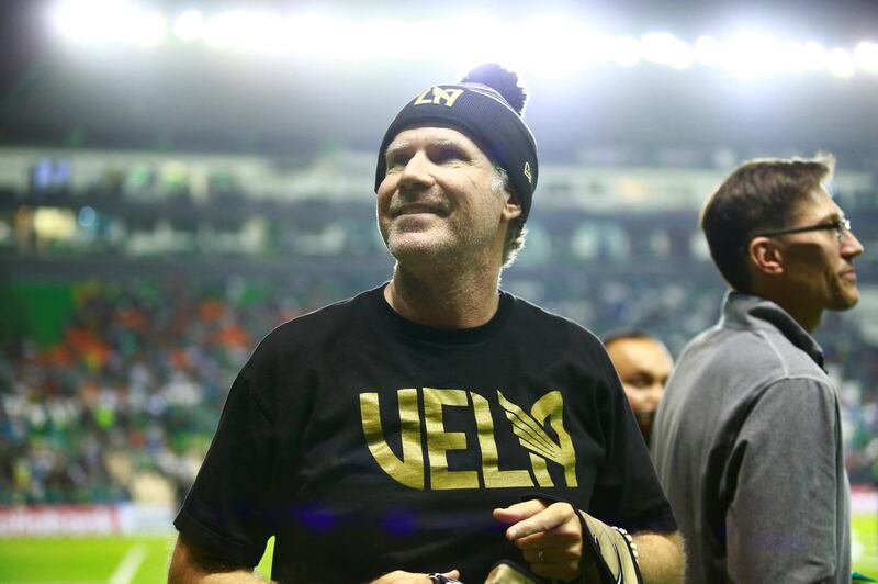 LEON, MEXICO - FEBRUARY 18: Will Ferrell actor and proprietor of LAFC looks on the field prior to the round of 16 match between Leon and LAFC as part of the CONCACAF Champions League 2020 at Leon Stadium on February 18, 2020 in Leon, Mexico. (Photo by Leopoldo Smith/Getty Images)