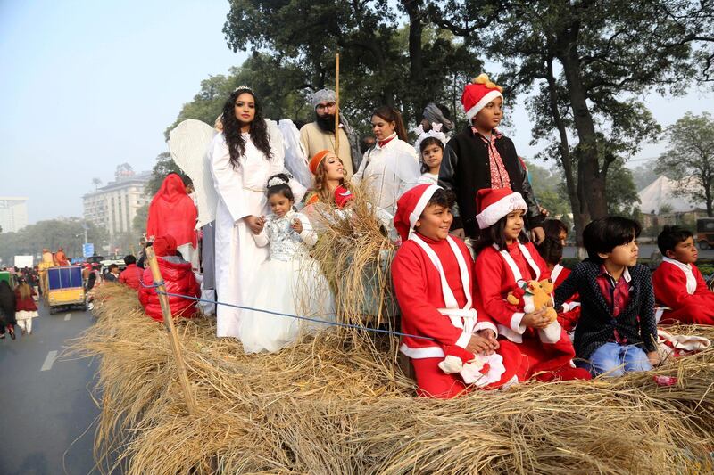 Pakistan Christians celebrate ahead of the Christmas holiday in Lahore, Pakistan. AP Photo