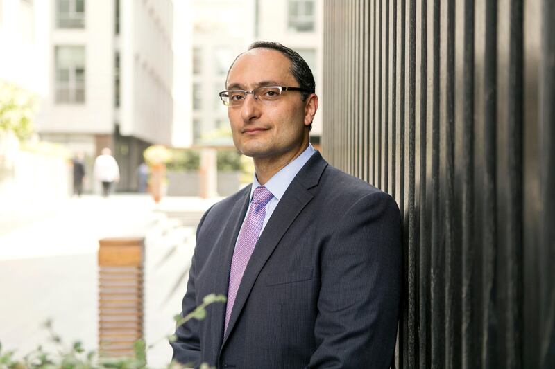 Mercer's Principal, Yaser Abu Shaban at DIFC. The investment consultancy wants to at least double assets under management in the next two-three years. Reem Mohammed/The National