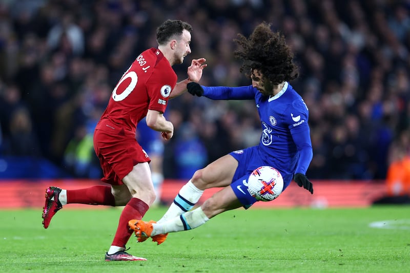 Marc Cucurella 6 - Quick to react to danger and intervened to stop Diogo Jota’s chance inside the box. 

Getty