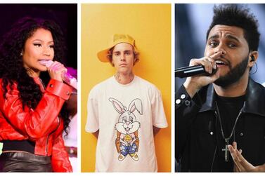 Nicki Minaj, Justin Bieber and The Weeknd have all called out the Grammys nomination process following the nominees announcement on Tuesday. AP, Getty Images, Instagram