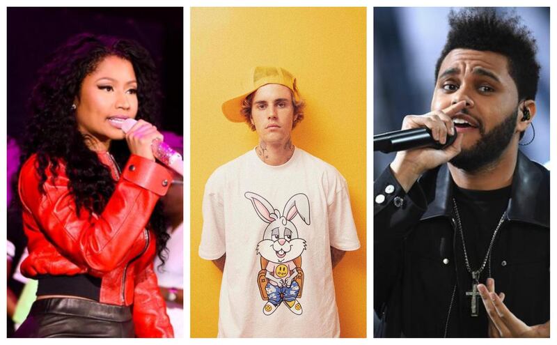 Nicki Minaj, Justin Bieber and The Weeknd have all called out the Grammys nomination process following the nominees announcement on Tuesday. AP, Getty Images, Instagram