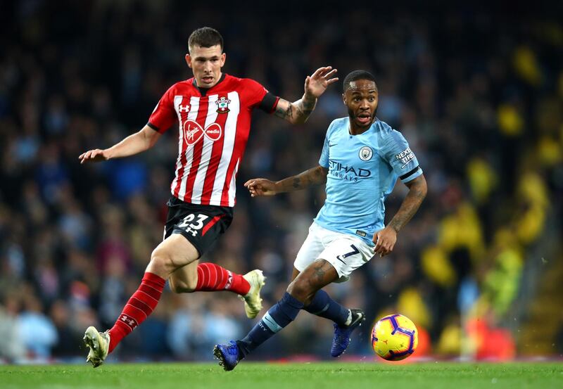 Striker: Raheem Sterling (Manchester City) – Pep Guardiola said Sterling is in “incredible form” after he scored  two goals and played a part in three more in the rout of Southampton. Getty Images