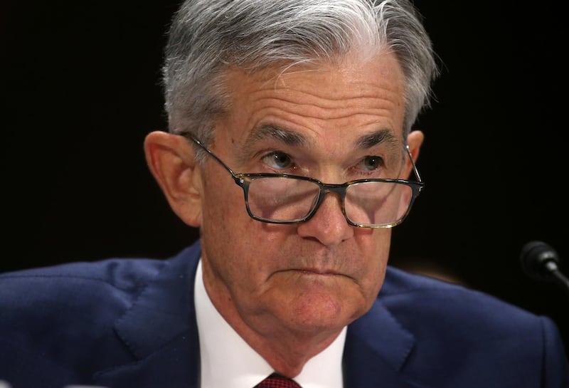 Federal Reserve Board Chairman Jerome Powell testifies before a Senate Banking, Housing and Urban Affairs Committee hearing on the "Semiannual Monetary Policy Report to Congress" on Capitol Hill in Washington DC, U.S., July 11, 2019. REUTERS/Leah Millis