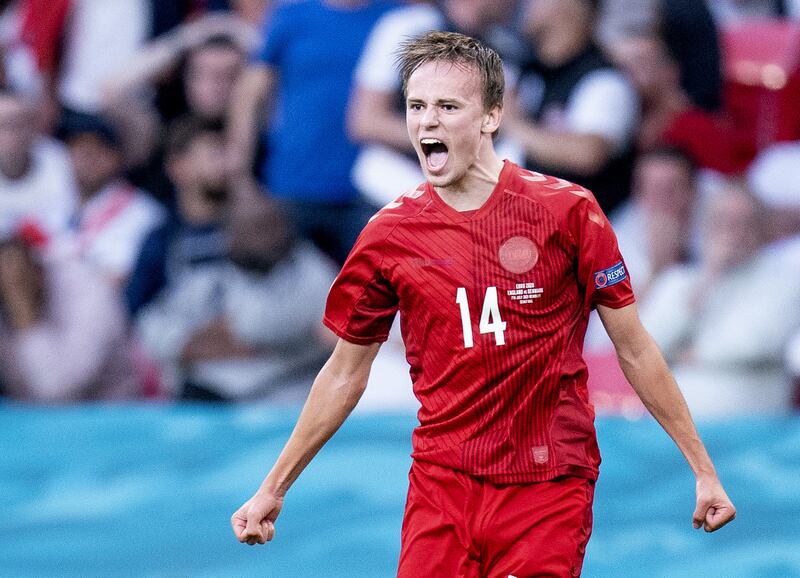 Mikkel Damsgaard 7 - The Sampdoria attacking midfielder may be only 21-years-old but he took his free-kick like a major tournament veteran. The attacker’s free-kick gave his nation hope - a vital goal given how England went on to control the game.