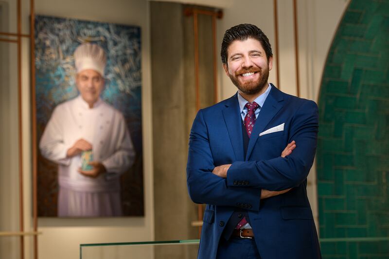 Tareq Hadhad, chocolatier and philanthropist: 'As business owners, we must take care to promote our ROK, return on kindness, above our return on investment, and to see that what truly makes a difference is the health of the community around us, built on boosting each other up.' Peace by Chocolate/Vox Management Agency