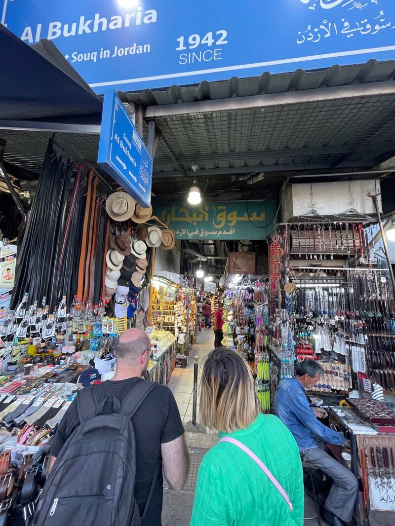 Inside Bukhara market. 