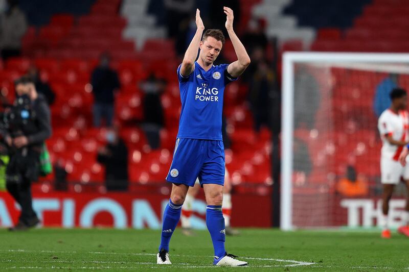 Centre-back: Jonny Evans (Leicester) – The outstanding player on the pitch as Leicester reached a first FA Cup final since 1969. Evans stopped Southampton from recording a shot on target. Getty Images