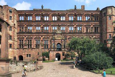 (GERMANY OUT) Heidelberg Castle, Ottheinrich building, ruin   (Photo by Werner OTTO/ullstein bild via Getty Images)