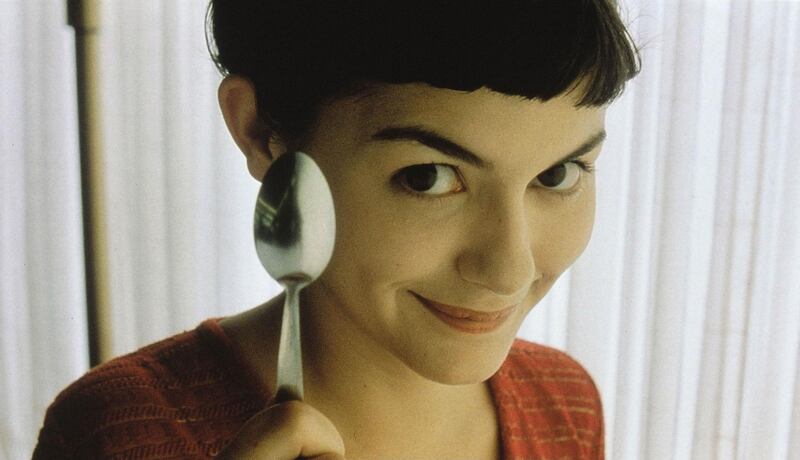 Amelie (2001 France)  aka Le Fabuleux destin d'AmÈlie Poulain
Directed by Jean-Pierre Jeunet
Shown: Audrey Tautou (as Amelie)
Courtey Miramax Films