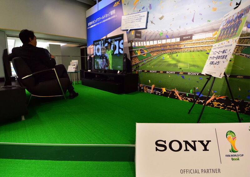 Fifa’s Asian commercial partners, including Sony, said they expected a ‘thorough investigation’ into corruption allegations over Qatar’s 2022 World Cup bid. Yoshikazu Tsuno /AFP
