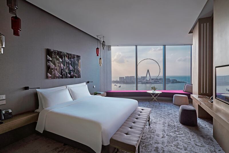 The view from a premium one-bedroom suite. All photos: Rixos Premium Dubai JBR