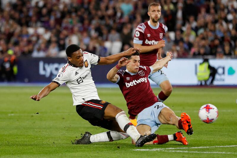 CB: Nayef Aguerd (West Ham). His heroics for Morocco brought the defender into the spotlight but he has been good for West Ham all season. The pick of an excellent defensive display as the Hammers kept Manchester United at bay in a 1-0 win.  AFP