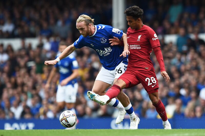 Fabio Carvalho - 3

The Portuguese picked up an injury and was replaced by Firmino at the break but even before the knock the 20-year-old was lost in the frantic derby midfield. A chastening experience for the youngster, who made way for Firmino at the break. EPA