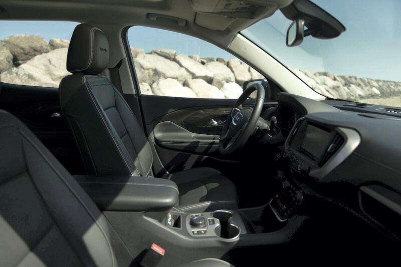 ABU DHABI, UNITED ARAB EMIRATES - Feb 4, 2018.

Interior of a GMC Terrain.

(Photo by Reem Mohammed/The National)

Reporter: ADAM WORKMAN
Section: WK