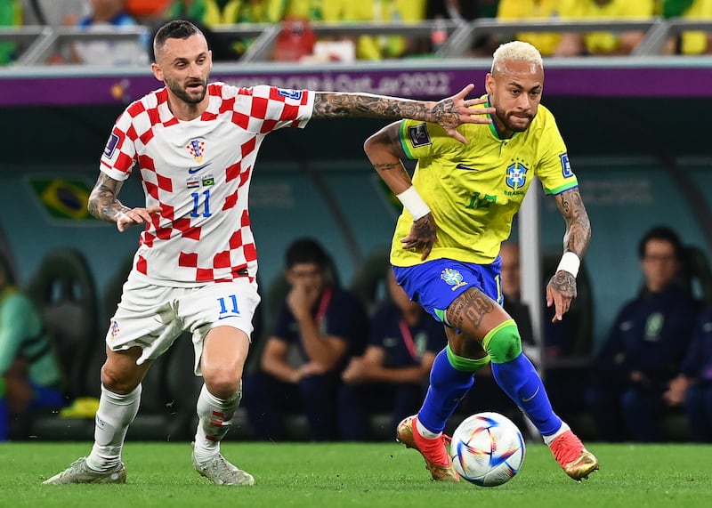 Marcelo Brozovic 7: While he got away with an aimless pass that was picked up by Raphinha and was needlessly booked for pulling back Neymar, Brozovic did a brilliant job of breaking up Brazil’s play. EPA