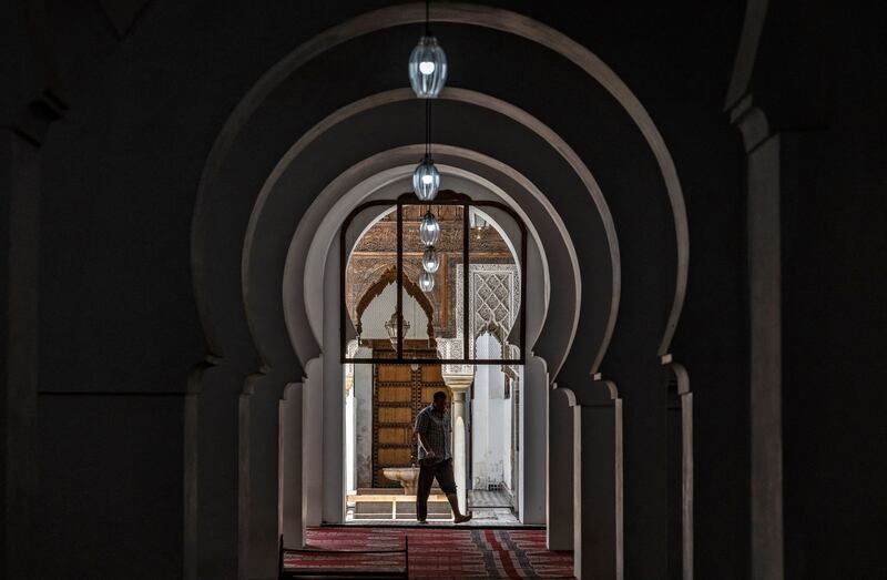 Down an alley from Bou Inania, lined with stalls selling traditional wares, is Qarawiyyin Mosque, built when the city was founded in the ninth century.