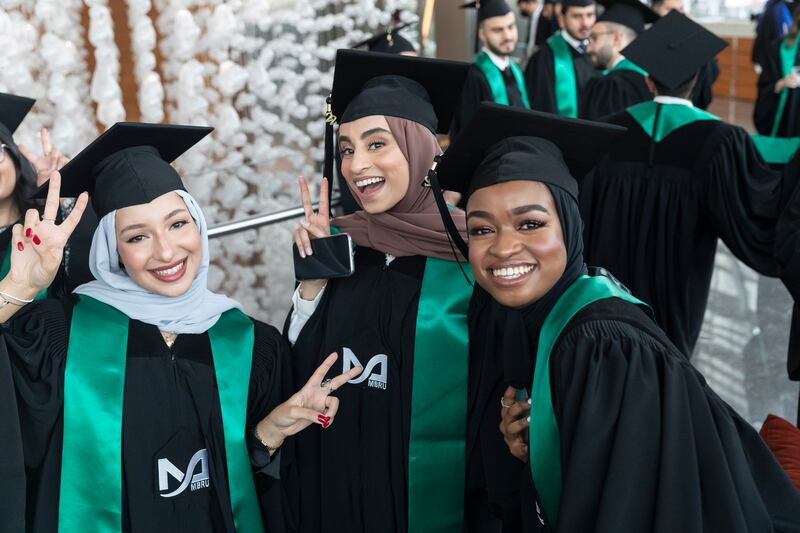 Mohammed Bin Rashid University of Medicine and Health Sciences graduation ceremony at Dubai Opera.