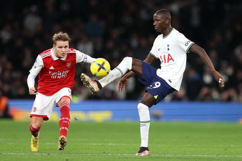 Pape Sarr 4 - The Senegalese's shortcomings were exposed against Arsenal and even more ruthlessly against Newcastle - which both ended in drubbings for Spurs. Getty Images