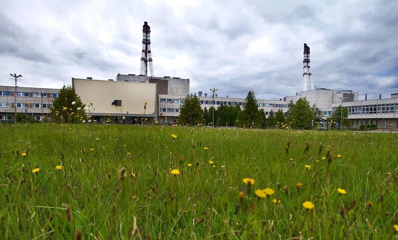 The Ignalina nuclear power plant is pictured in Visaginas.