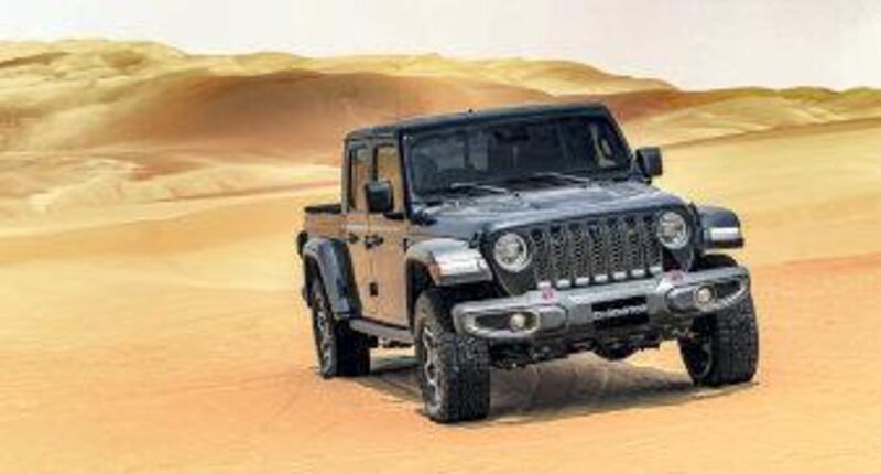 A Gladiator out in the Liwa desert.