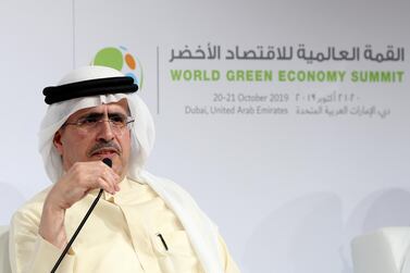 Dewa managing director and chief executive Saeed Mohammed Al Tayer. Dubai cut more than 14 million tonnes of carbon emissions in 2019, a 22% reduction. Chris Whiteoak / The National