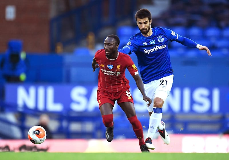 Naby Keita - 7, At the time he was replaced in the second half, the midfielder had arguably been Liverpool’s brightest spark. Fashioned a chance for himself early in the second phase. PA