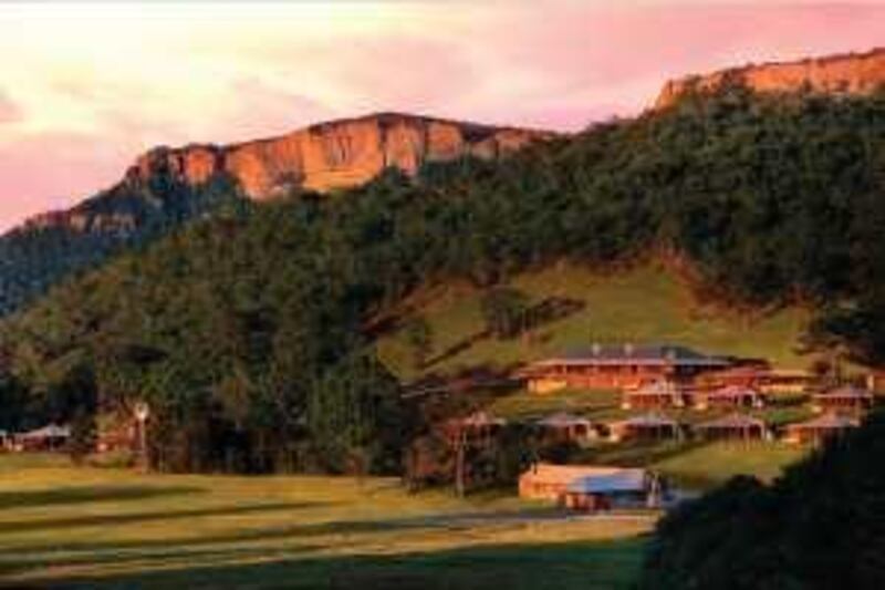 February 4, 2010, Handout photo of Wolgan Valley Resort in Australia

Courtesy: Emirates Hotels and Resorts