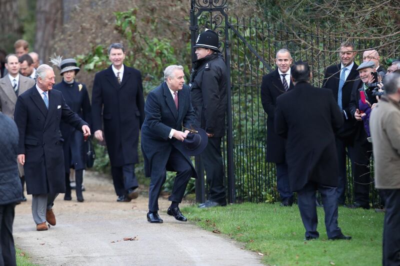 Prince Charles, Prince of Wales and Prince Andrew attend Christmas Day Church service at Church of St Mary Magdalene in King's Lynn, England. Chris Jackson / Getty Images