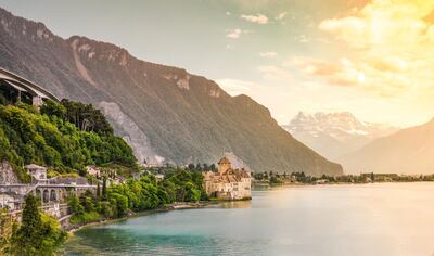 The Lake Geneva region of Switzerland. Maude Rion/ Montreux Riviera Tourism