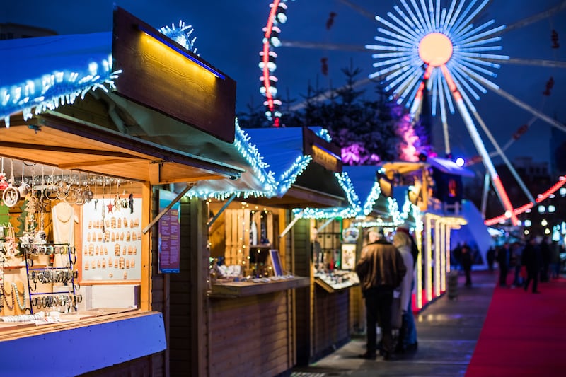 The Christmas fair that spreads out across Brussels is often voted the best in Europe. Getty Images