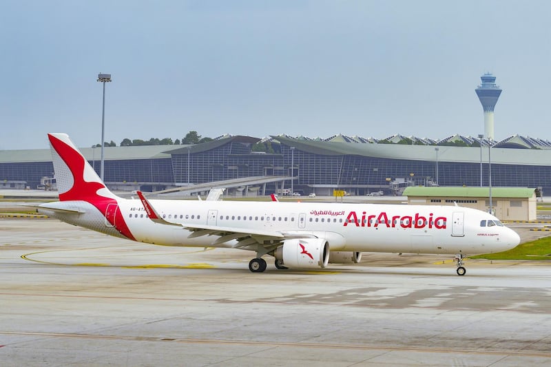 Air Arabia, another low cost carrier, has been operating out of Sharjah since 2003. Courtesy Air Arabia