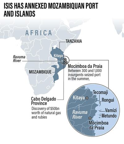 .ISIS has taken over tropical islands off the coast of Mozambique which are favourites of holidaymakers. The National