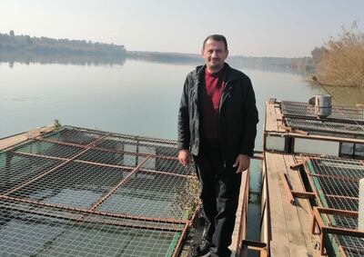 Yasir Waleed, an Iraqi engineer, at the Tigris river in Baghdad. Photo: Yasir Waleed