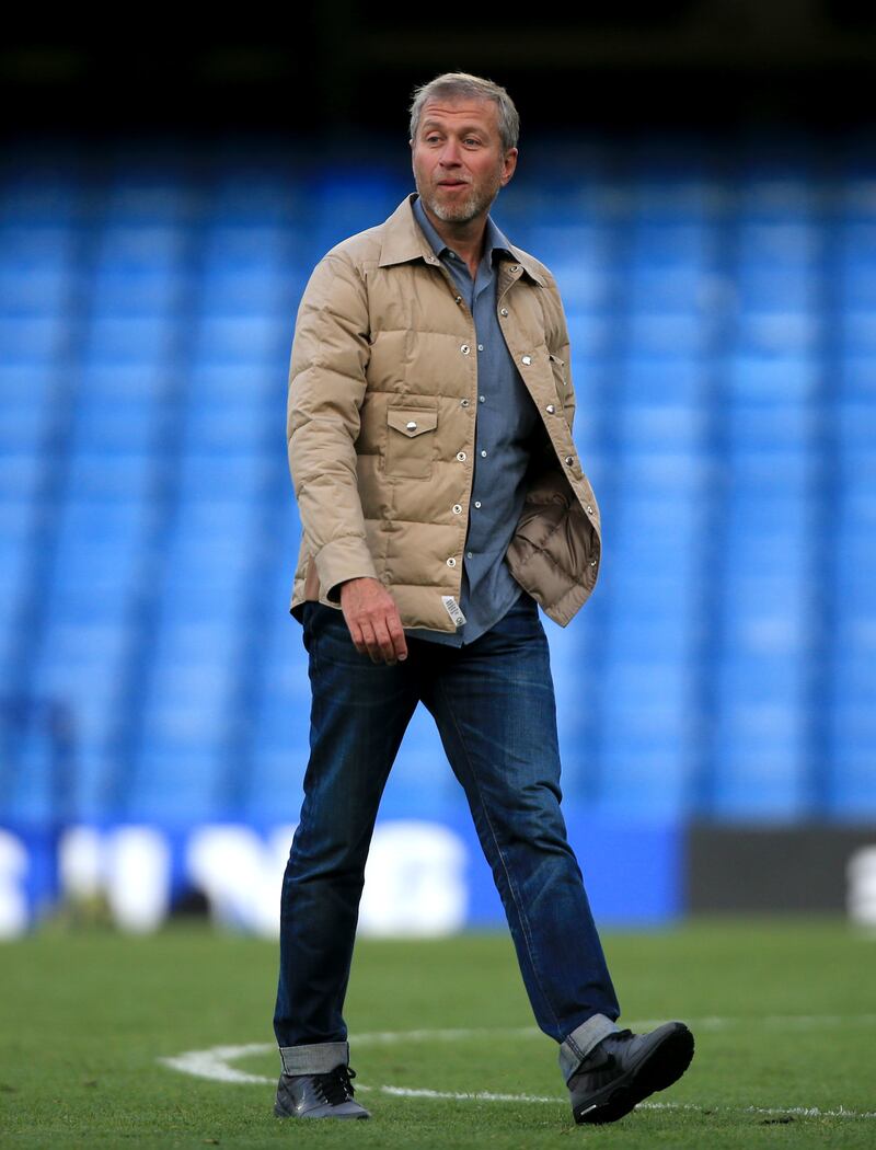 Roman Abramovich took over at Stamford Bridge in 2003. PA