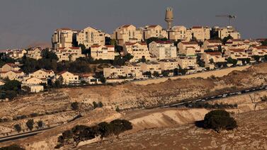 The illegal Israeli settlement of Maale Adumim in the occupied West Bank on the outskirts of Jerusalem. AFP
