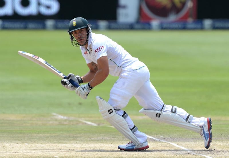 Faf du Plessis scored a brilliant century before being run out on Sunday. Duif du Toit / Gallo Images / Getty Images