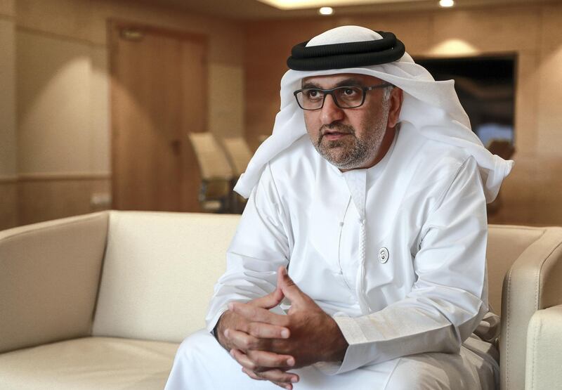 Abu Dhabi, U.A.E., November 26, 2018.  
Interview with Aref Al Awani, secretary general of Abu Dhabi Sports Council, and head of Local Organising Committee of both Fifa Club World and Asian Cup.
Victor Besa / The National
Section:  SP
Reporter: Amith Passela