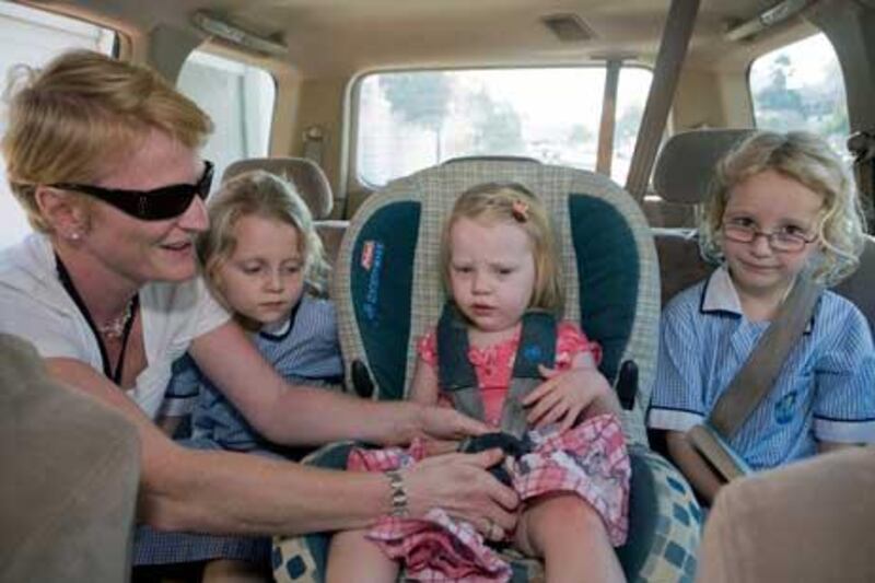 Families in the UAE will have to make sure their children where seatbelts if calls for a compulsory law are introduced.