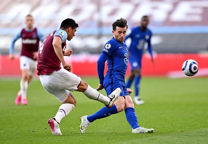 Ben Chilwell - 7: Caught in possession in first 10 minutes that allowed West Ham to launch dangerous attack. Picked out Werner with perfect low ball for German’s opener. Left in agony by Balbuena's follow through that saw defender sent-off. PA