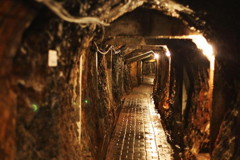 G4K39Y Hallway in coal mine, Sawahlunto, West Sumatra, Indonesia. Alamy