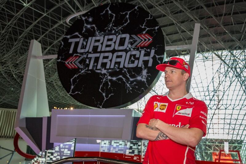 Will Turbo Track at Ferrari World leave Kimi in a spin? Courtesy Ferrari World Abu Dhabi