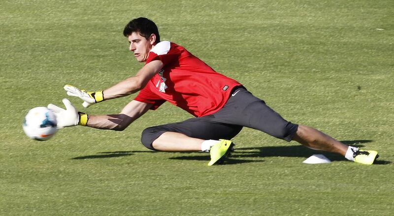 Atletico Madrid's Belgian goalkeeper Thibaut Courtois. EPA