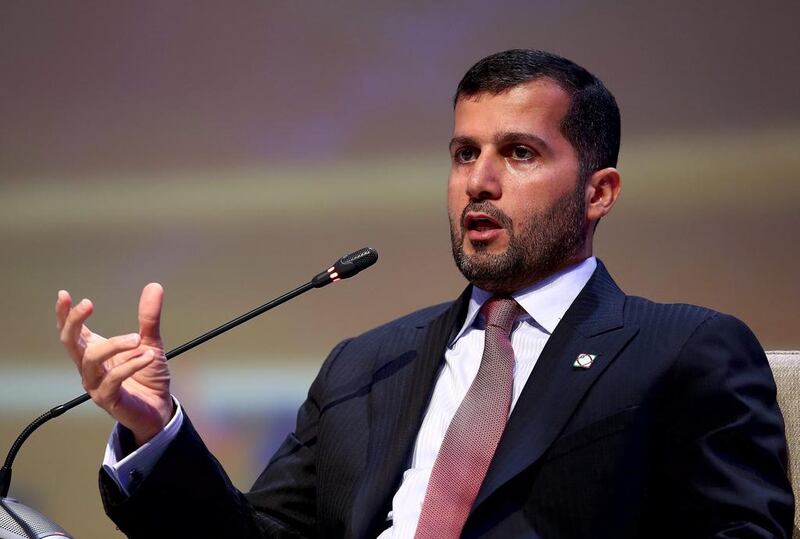 Mohammed Al Hammadi, Enec’s chief executive, underlined nuclear energy’s importance in a speech at the World Energy Congress in Daegu, South Korea. Jeon Heon-Kyun / EPA